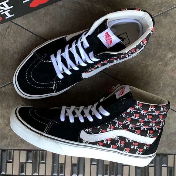 VANS SK8-Hi The General I Love NY Black Men’s - Picture 2 of 16